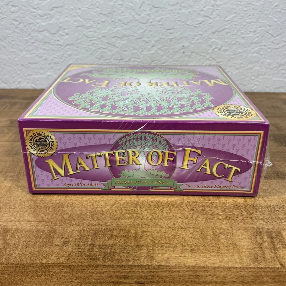 Matter of‎ Fact Trivia Challenge Game Game Development Group Ages 16+ Sealed